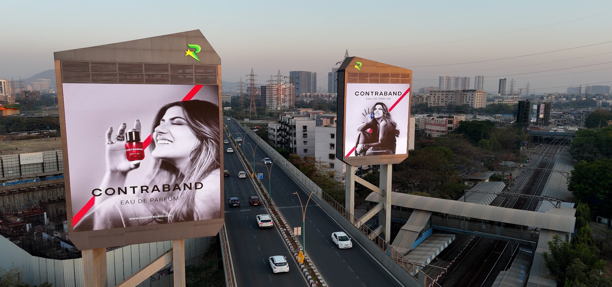 RoshanSpace Digital Billboard - Contraband Campaign