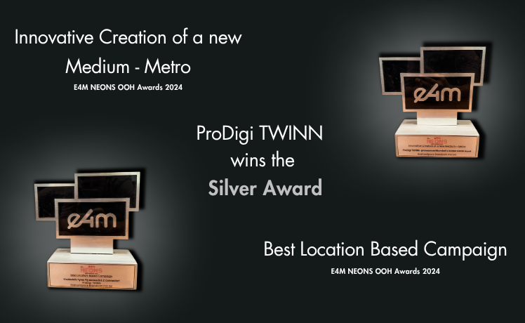 ProDigi TWINN - E4M NEONS OOH Awards 2024